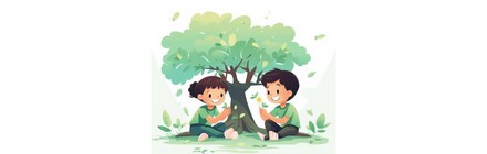 Enfants dans la nature